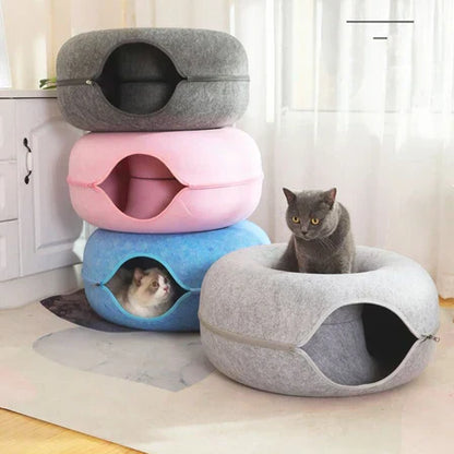 Donut-Katzenbett